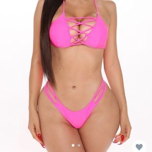 Fashion nova neon bikini